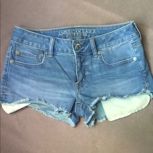 Denim shorts